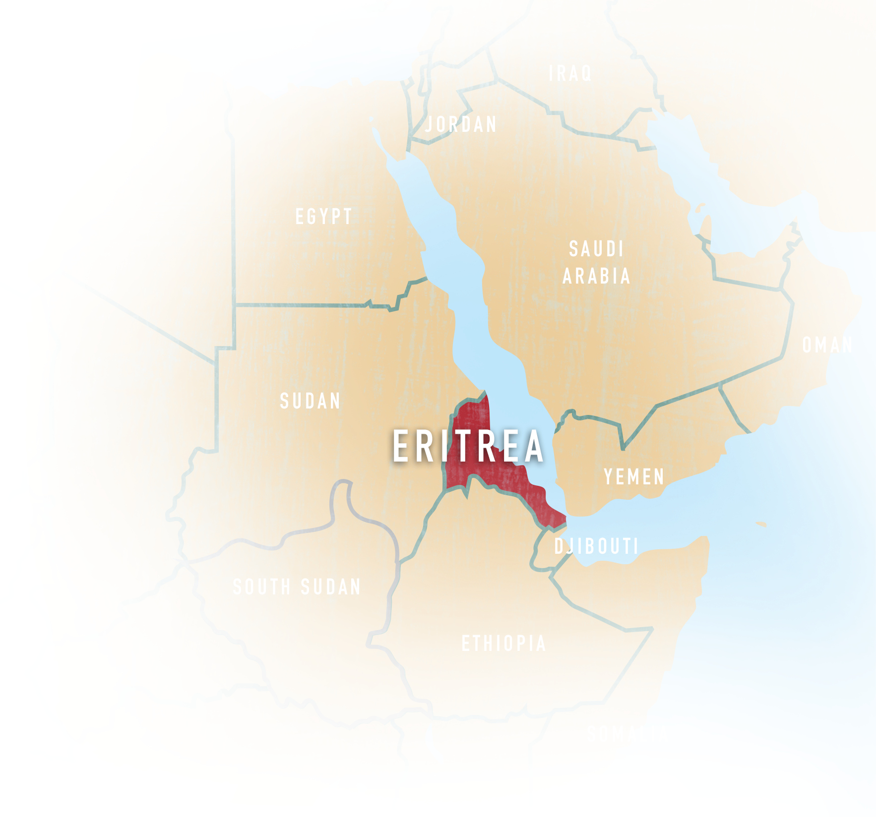 Map of Eritrea